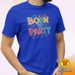 BORN TO PARTY majica s natpisom 00819 zelena