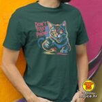 DON`T TOUCH MY PHONE v2 majica s natpisom 00813 crna