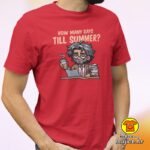 HOW MANY DAYS TILL SUMMER majica s natpisom 00820 crna