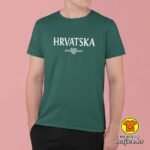 HRVATSKA v14 majica s natpisom 00824 crna