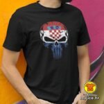 PUNISHER CROATIA majica s natpisom 00815 crna