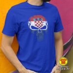 PUNISHER CROATIA majica s natpisom 00815 crna