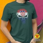 PUNISHER CROATIA majica s natpisom 00815 crna