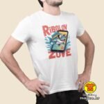 RIBOLOV ZOVE majica s natpisom 00822 zelena