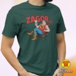 ZAGOREC majica s natpisom 00817 bijela