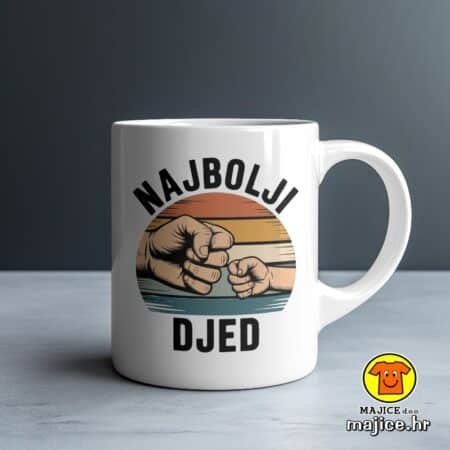 NAJBOLJI DJED v2 šalica s natpisom 0760