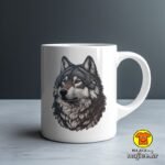 VUK šalica s natpisom 0786