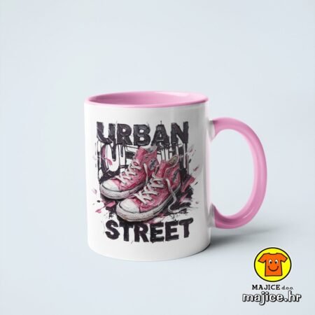 0877-URBAN STREET šalica s natpisom 0877