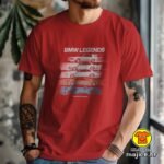 BMW LEGENDS majica s natpisom 00849 crna
