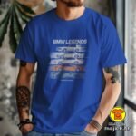 BMW LEGENDS majica s natpisom 00849 crna
