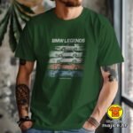 BMW LEGENDS majica s natpisom 00849 crna