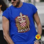 BOG I HRVATI v2 majica s natpisom 00933 siva