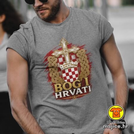 BOG I HRVATI v2 | majica s natpisom