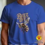 BUZZ OFF majica s natpisom 00846 crna
