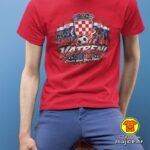 CROATIA VATRENI v21 majica s natpisom 00908 bijela
