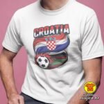CROATIA v14 majica s natpisom 00900 bijela