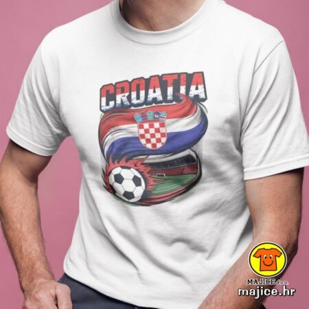 CROATIA v14 majica s natpisom 00900 bijela