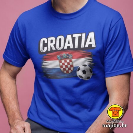 CROATIA v17 majica s natpisom 00903 plava