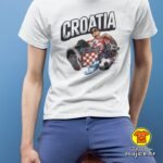 CROATIA v18 majica s natpisom 00904 plava
