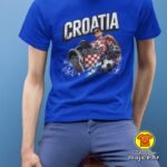 CROATIA v18 majica s natpisom 00904 plava