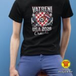 CROATIA v19 majica s natpisom 00905 plava