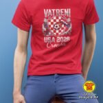 CROATIA v19 majica s natpisom 00905 plava