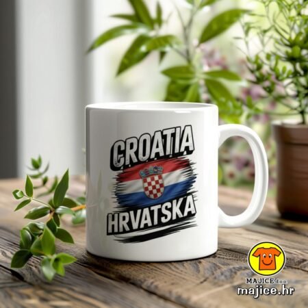 CROATIA v33 šalica s natpisom 0856