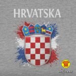 HRVATSKA GRB v28 majica s natpisom 00939 crna