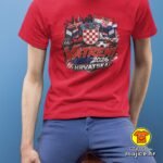 HRVATSKA VATRENI v22 majica s natpisom 00909 bijela