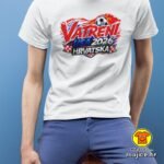HRVATSKA VATRENI v24 majica s natpisom 00911 bijela