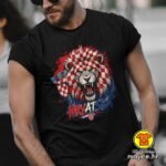HRVATSKA v27 majica s natpisom 00931 crna