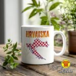 HRVATSKA v30 šalica s natpisom 0853
