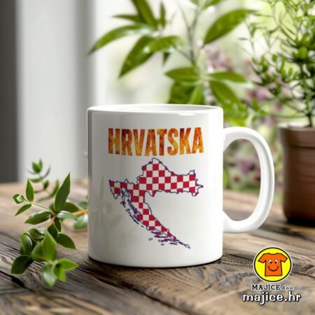 HRVATSKA v30 šalica s natpisom 0853