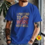 I PRETEND TO WORK VERY WELL majica s natpisom 00850 crna