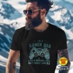 I`M A GAMER DAD v1 majica s natpisom 00859 crna
