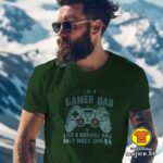 I`M A GAMER DAD v1 majica s natpisom 00859 crna
