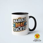 NAJBOLJI BRAT NA SVIJETU v2 šalica s natpisom 0857