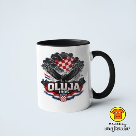 OLUJA 1995 v1 šalica s natpisom 0837