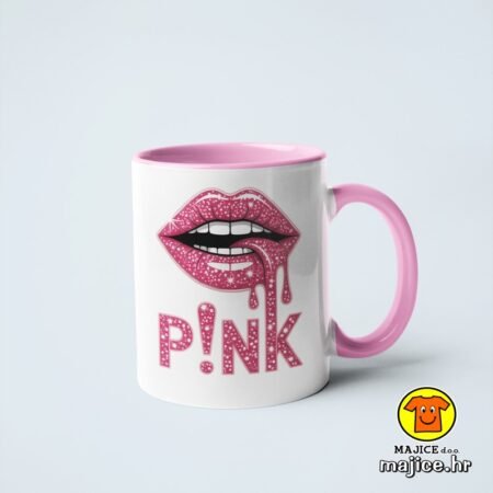 PINK v2 šalica s natpisom 0869
