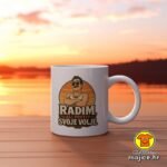 RADIM ALI PROTIV SVOJE VOLJE v1 šalica s natpisom 0842