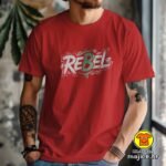 REBEL majica s natpisom 00852 crna