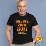 SVE ME ŽIVO BOLI KAD ĆE PENZIJA v1 00829 majica s natpisom crna