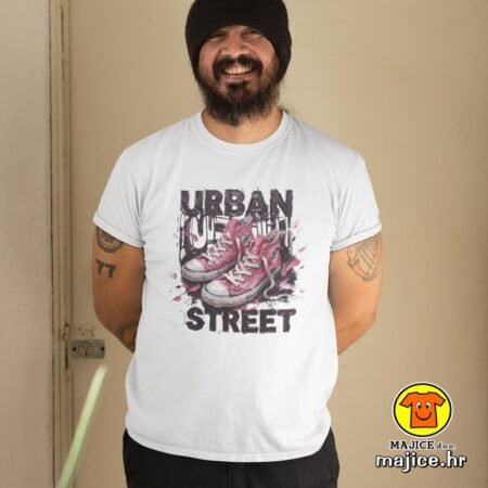 URBAN STREET majica s natpisom 00837 bijela