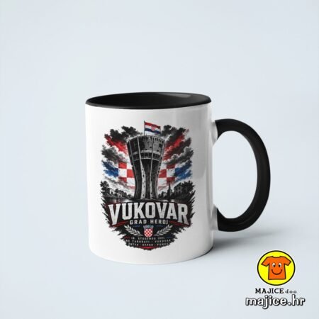 VUKOVAR GRAD HEROJ v2 šalica s natpisom 0847