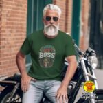 WORLD`S BEST BOSS majica s natpisom 00845 crna