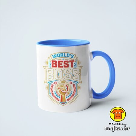 WORLD`S BEST BOSS v2 šalica s natpisom 0871